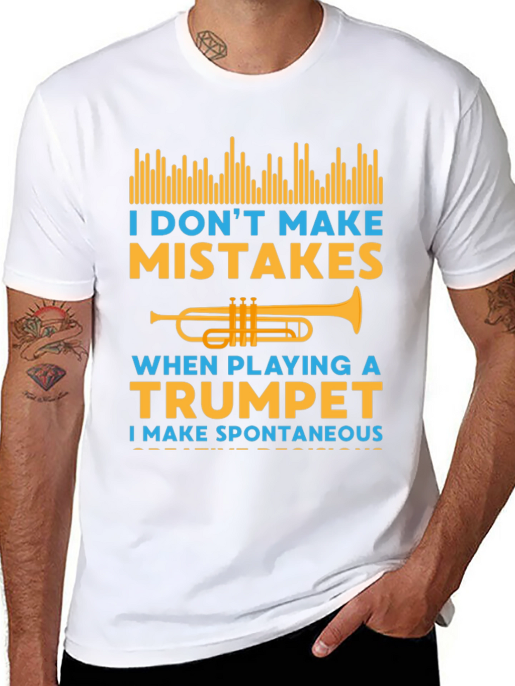 Trumpet Players T-Shirt - Spontaneous Performance Design