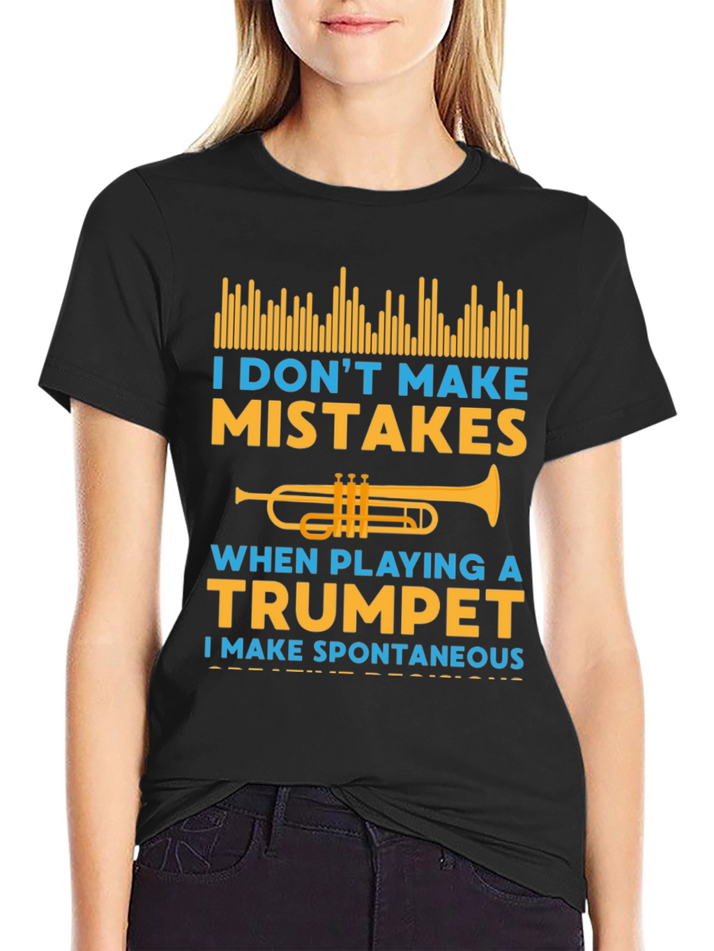 Trumpet Players T-Shirt - Spontaneous Performance Design