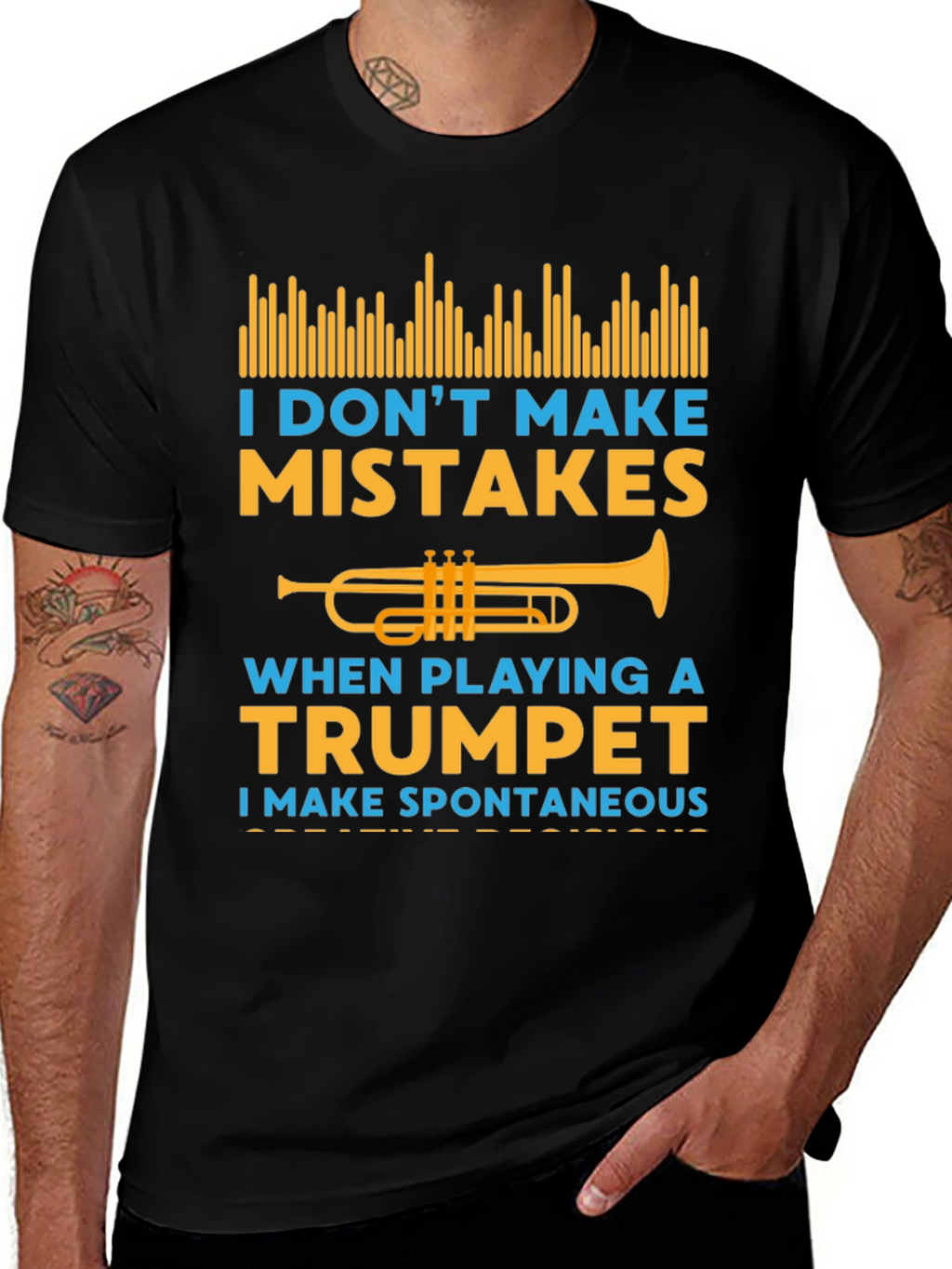 Trumpet Players T-Shirt - Spontaneous Performance Design