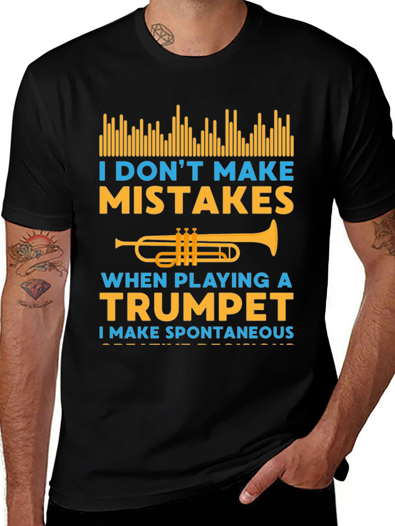 Trumpet Players T-Shirt - Spontaneous Performance Design