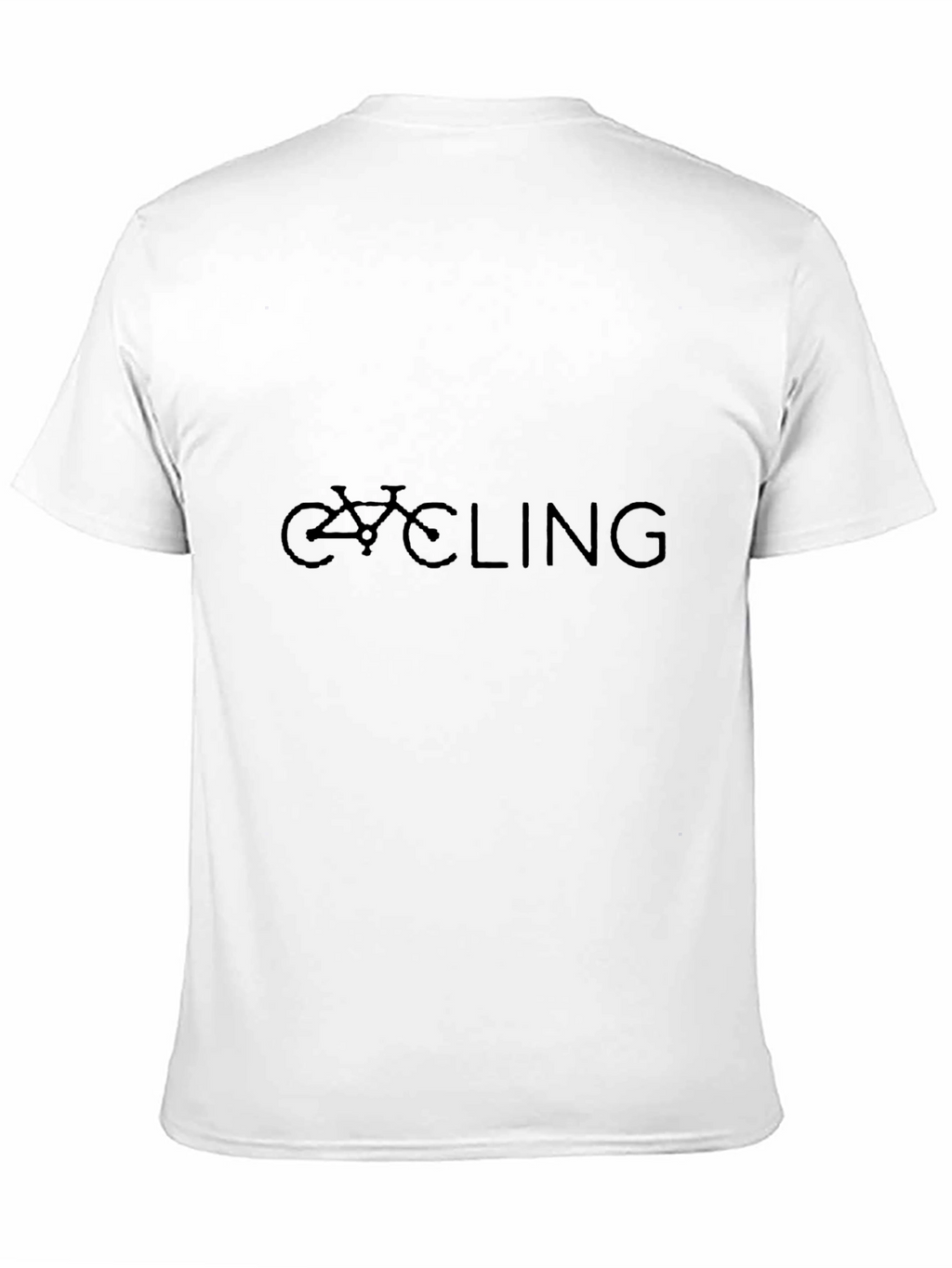 Cycling Graphic Tee - Black Casual