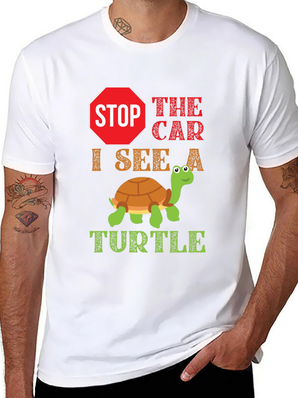 Stop the Car Turtle T-Shirt