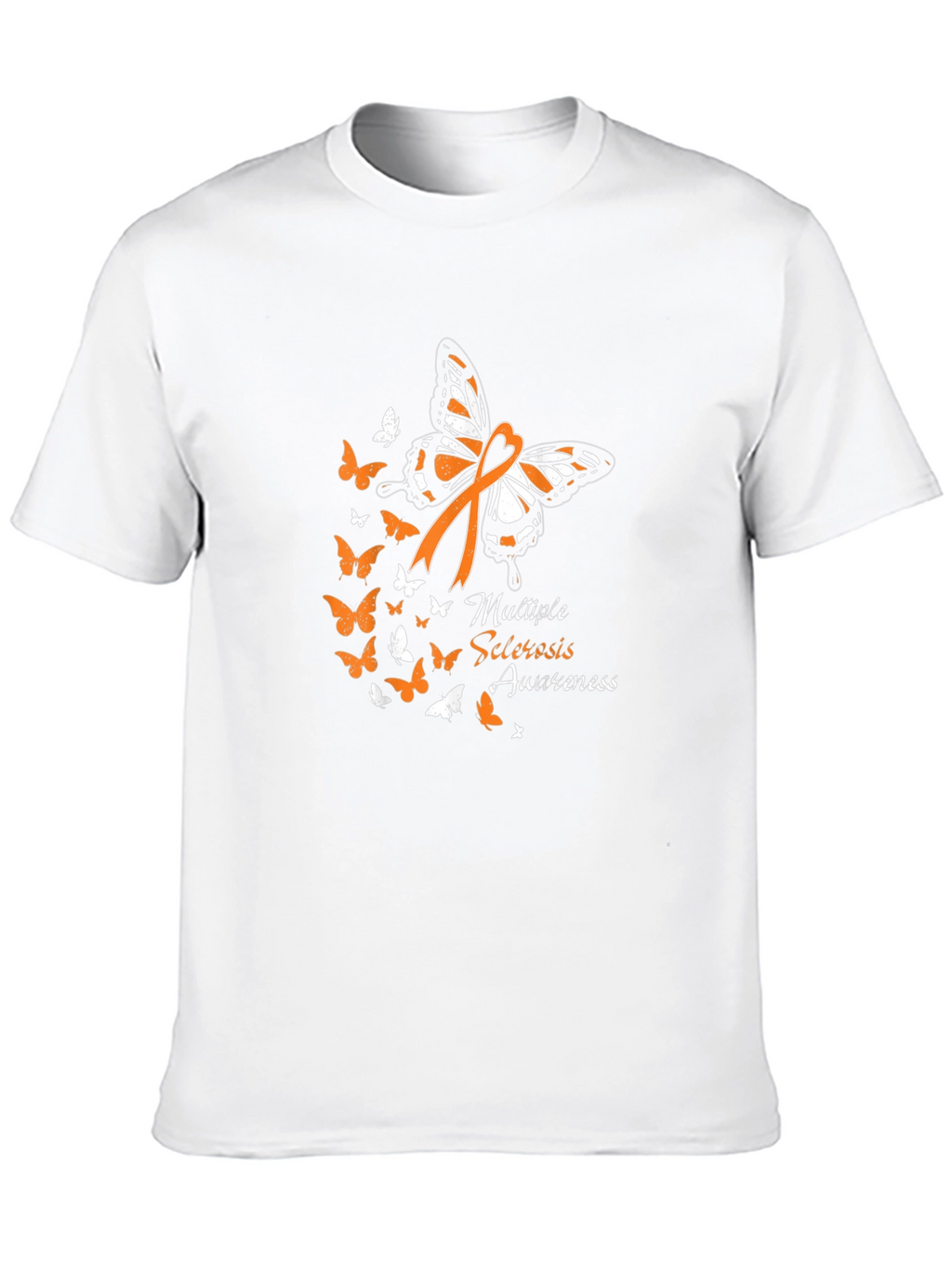 Multiple Sclerosis Awareness Butterfly Graphic T-Shirt