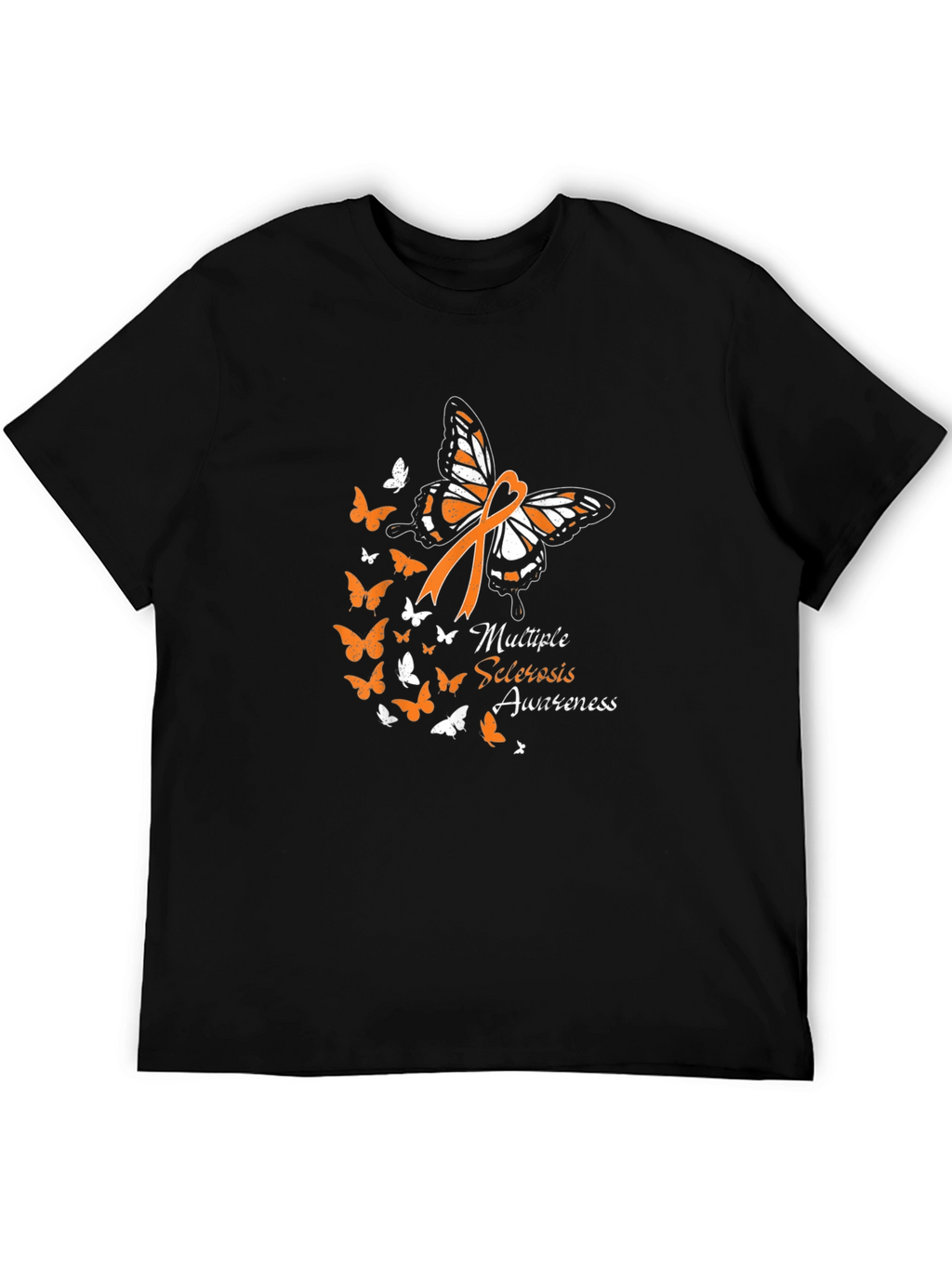 Multiple Sclerosis Awareness Butterfly Graphic T-Shirt