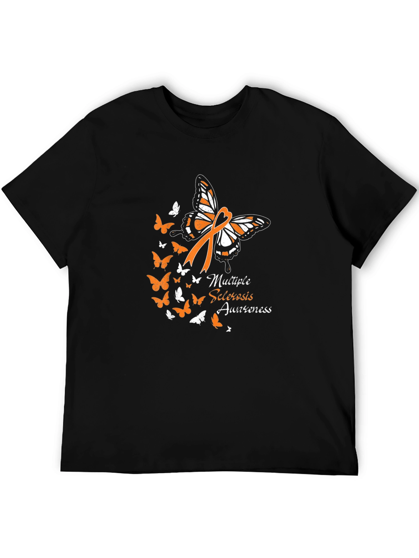 Multiple Sclerosis Awareness Butterfly Graphic T-Shirt