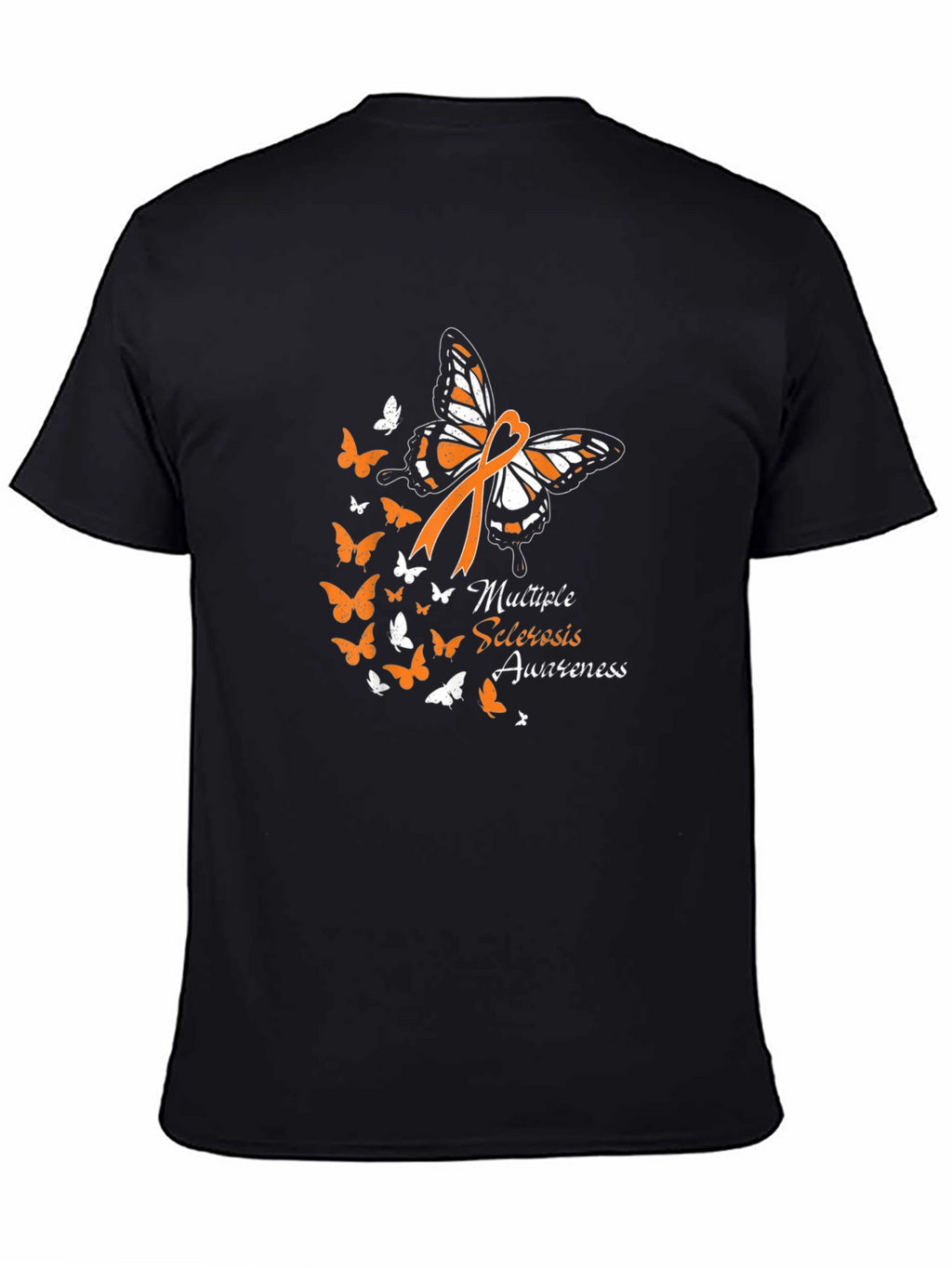Multiple Sclerosis Awareness Butterfly Graphic T-Shirt