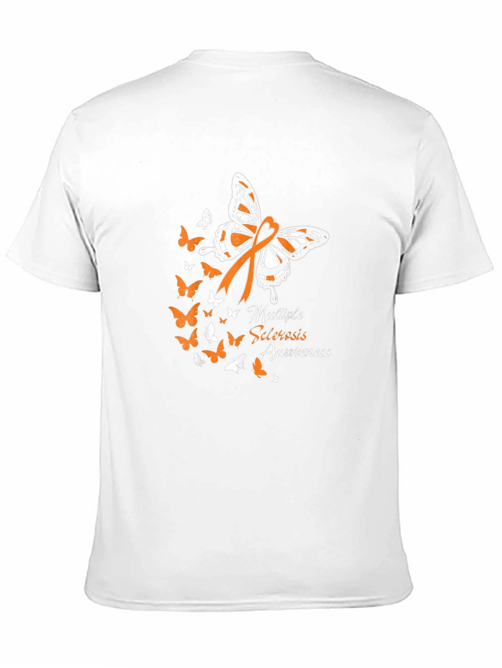 Multiple Sclerosis Awareness Butterfly Graphic T-Shirt
