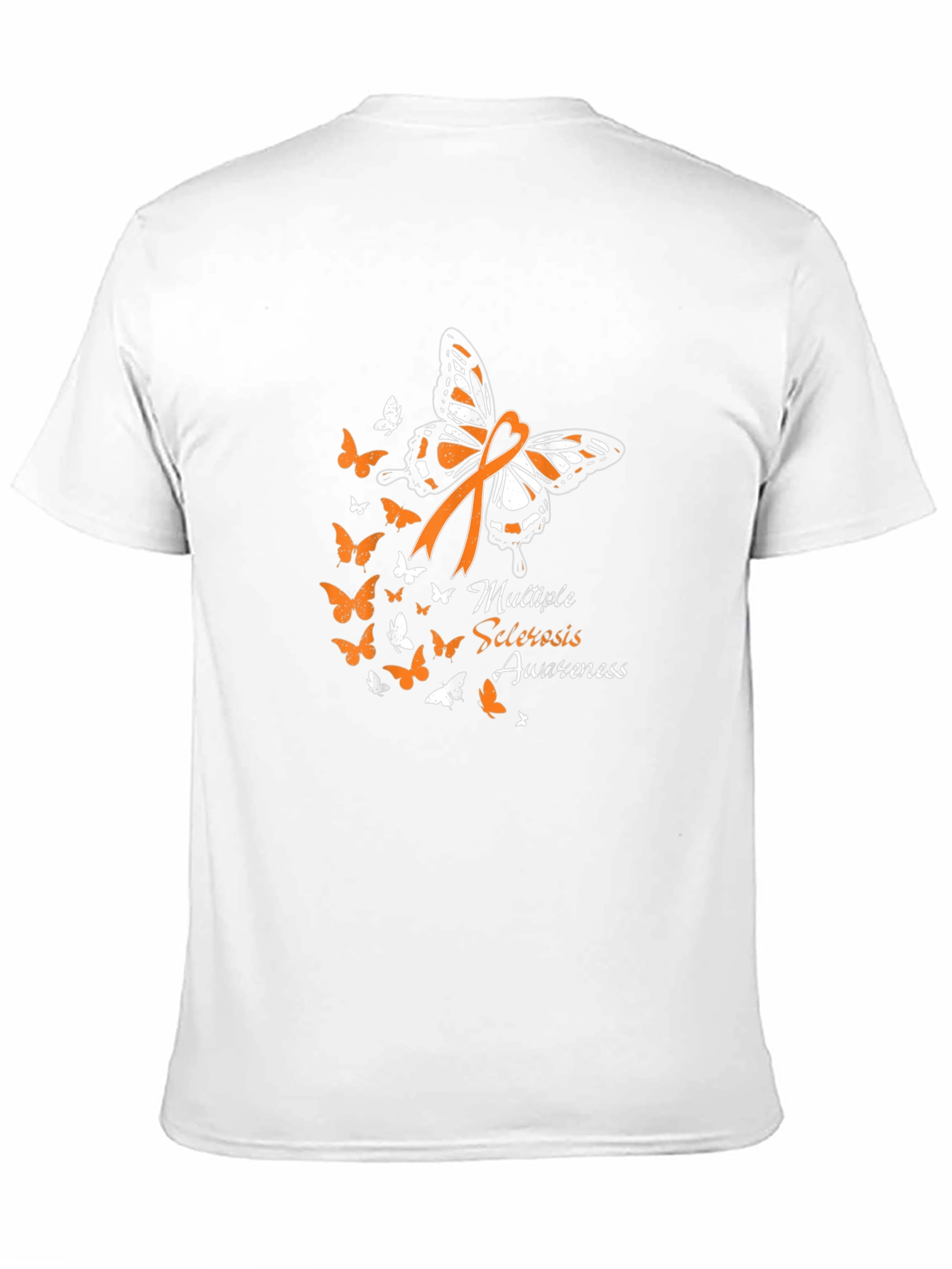 Multiple Sclerosis Awareness Butterfly Graphic T-Shirt