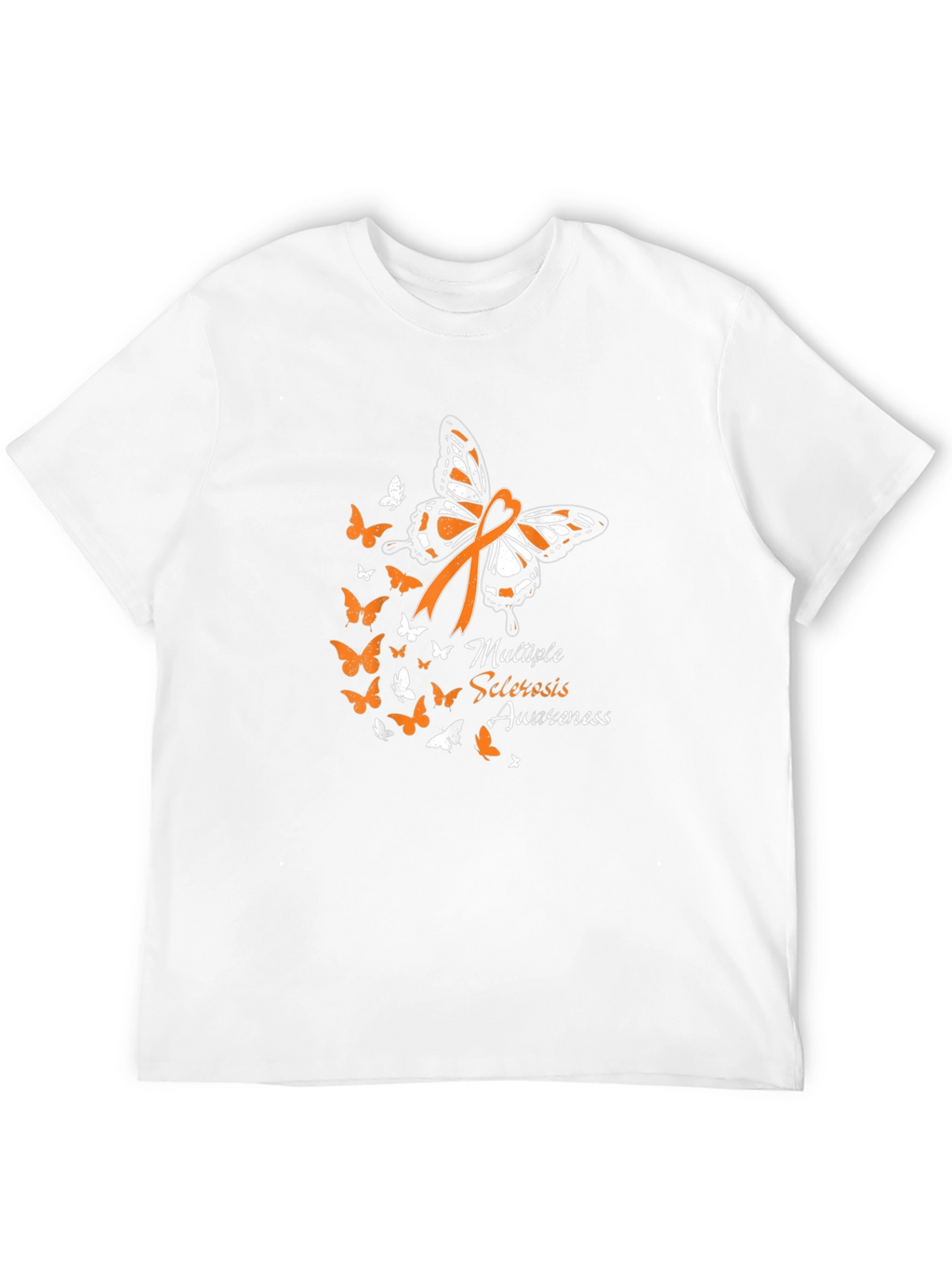 Multiple Sclerosis Awareness Butterfly Graphic T-Shirt