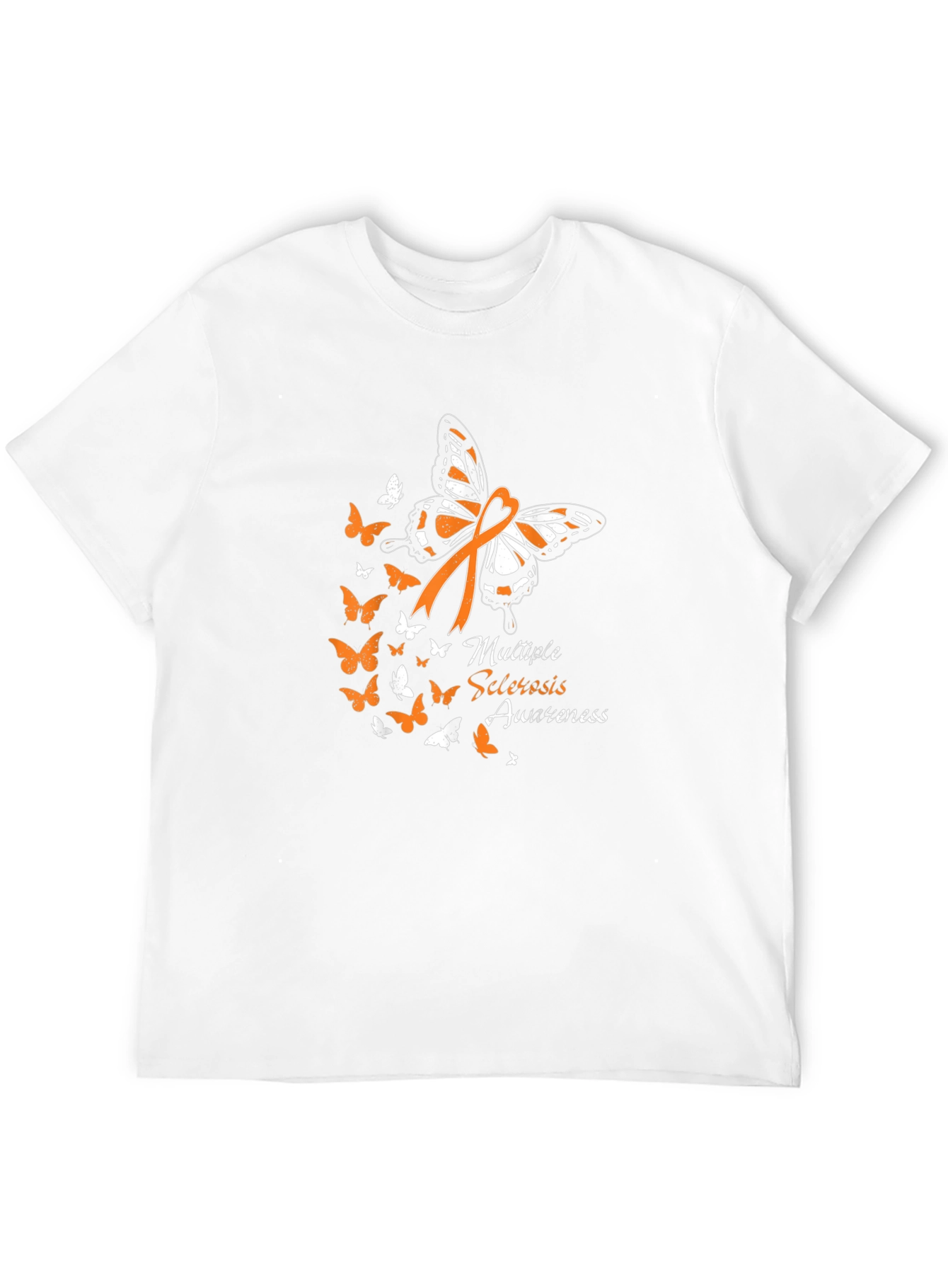 Multiple Sclerosis Awareness Butterfly Graphic T-Shirt