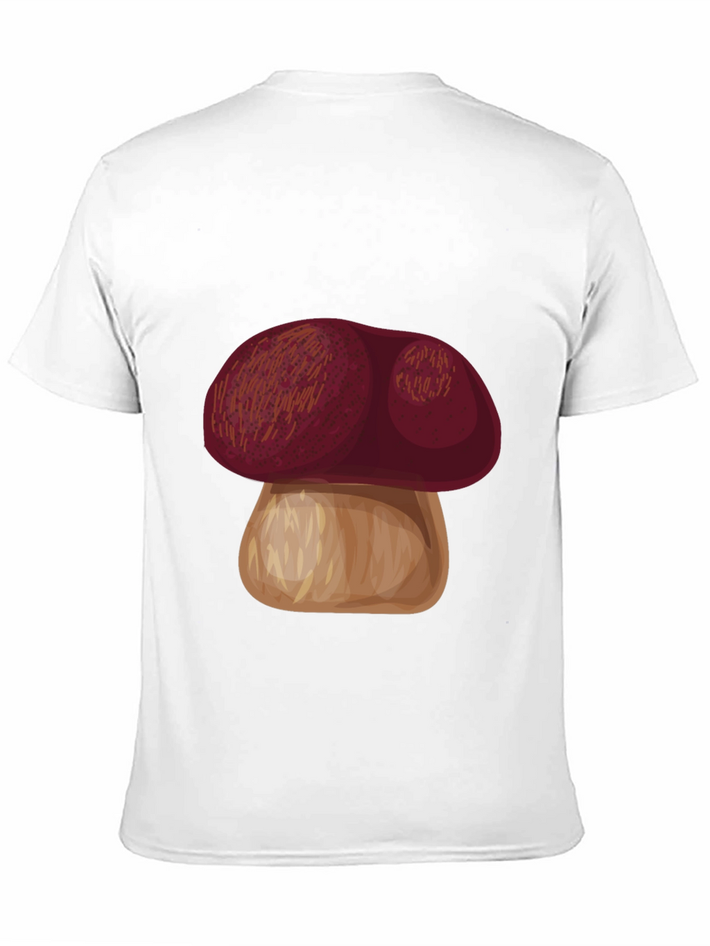 Mushroom Graphic Tee - Casual Black T-Shirt