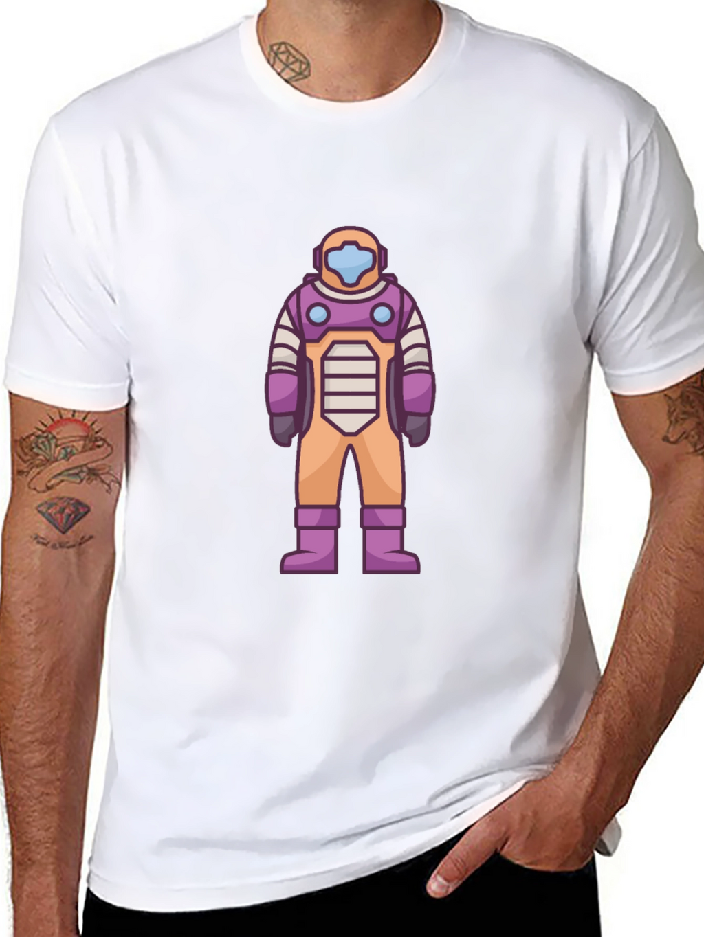 Astronaut Graphic Tee - Space Adventure Shirt