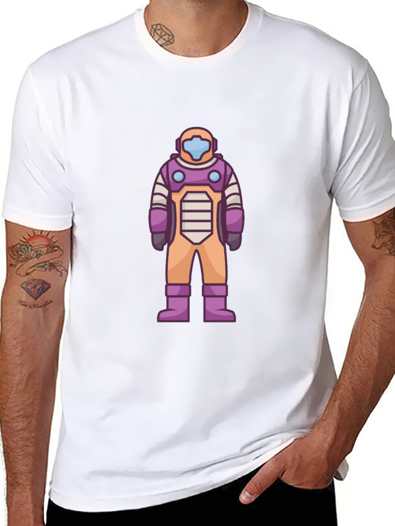 Astronaut Graphic Tee - Space Adventure Shirt