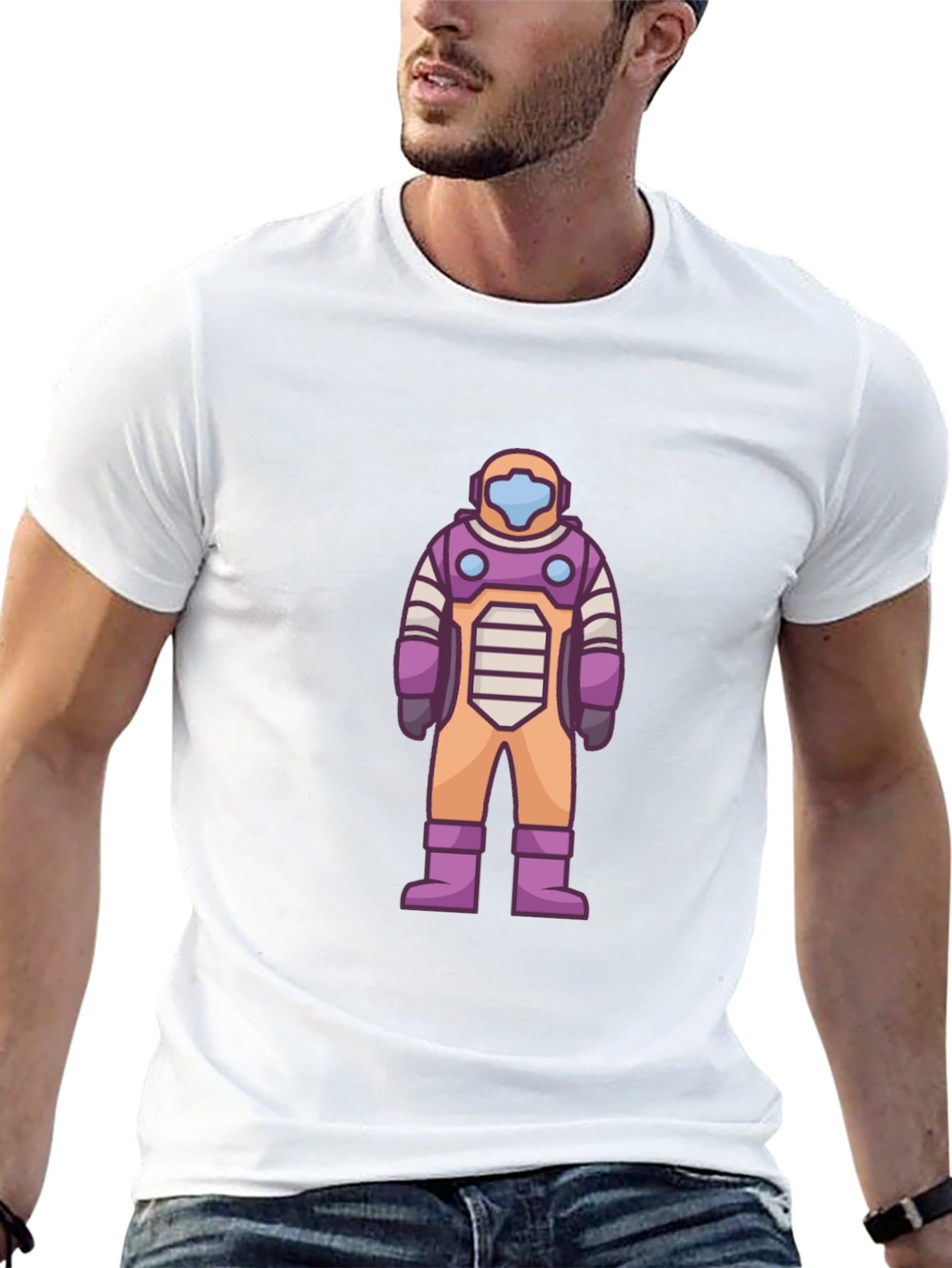 Astronaut Graphic Tee - Space Adventure Shirt