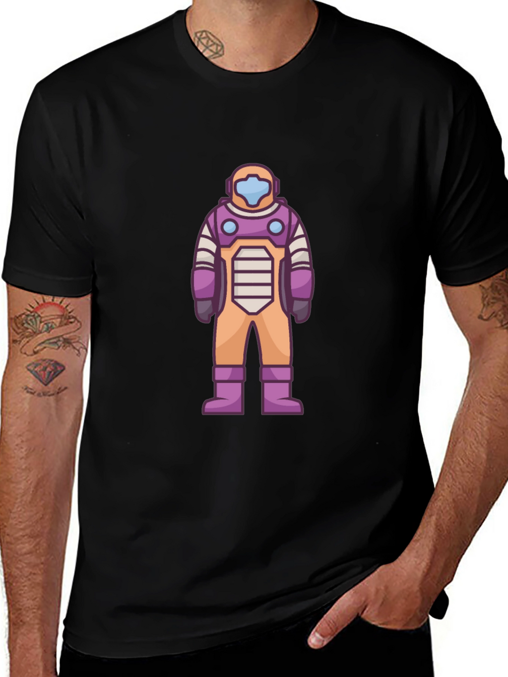 Astronaut Graphic Tee - Space Adventure Shirt