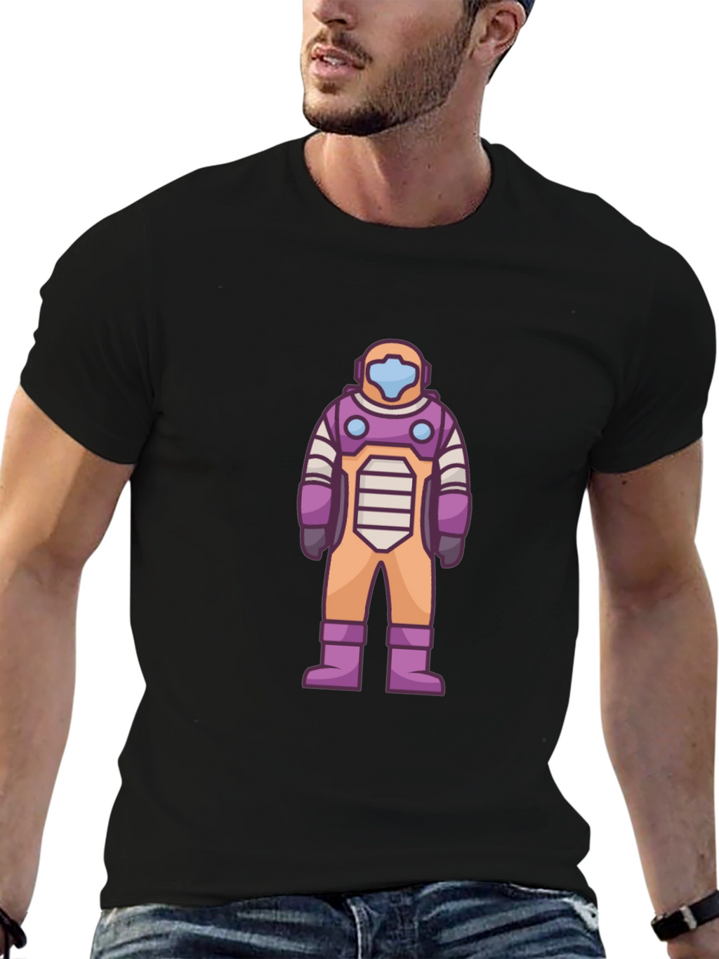 Astronaut Graphic Tee - Space Adventure Shirt