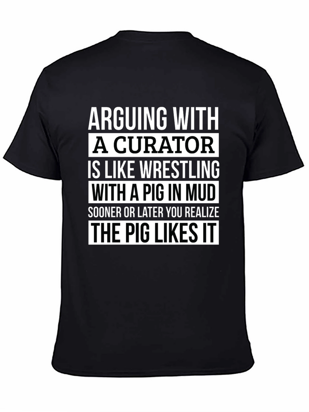 Curator Pig Mud Wrestling Graphic Tee