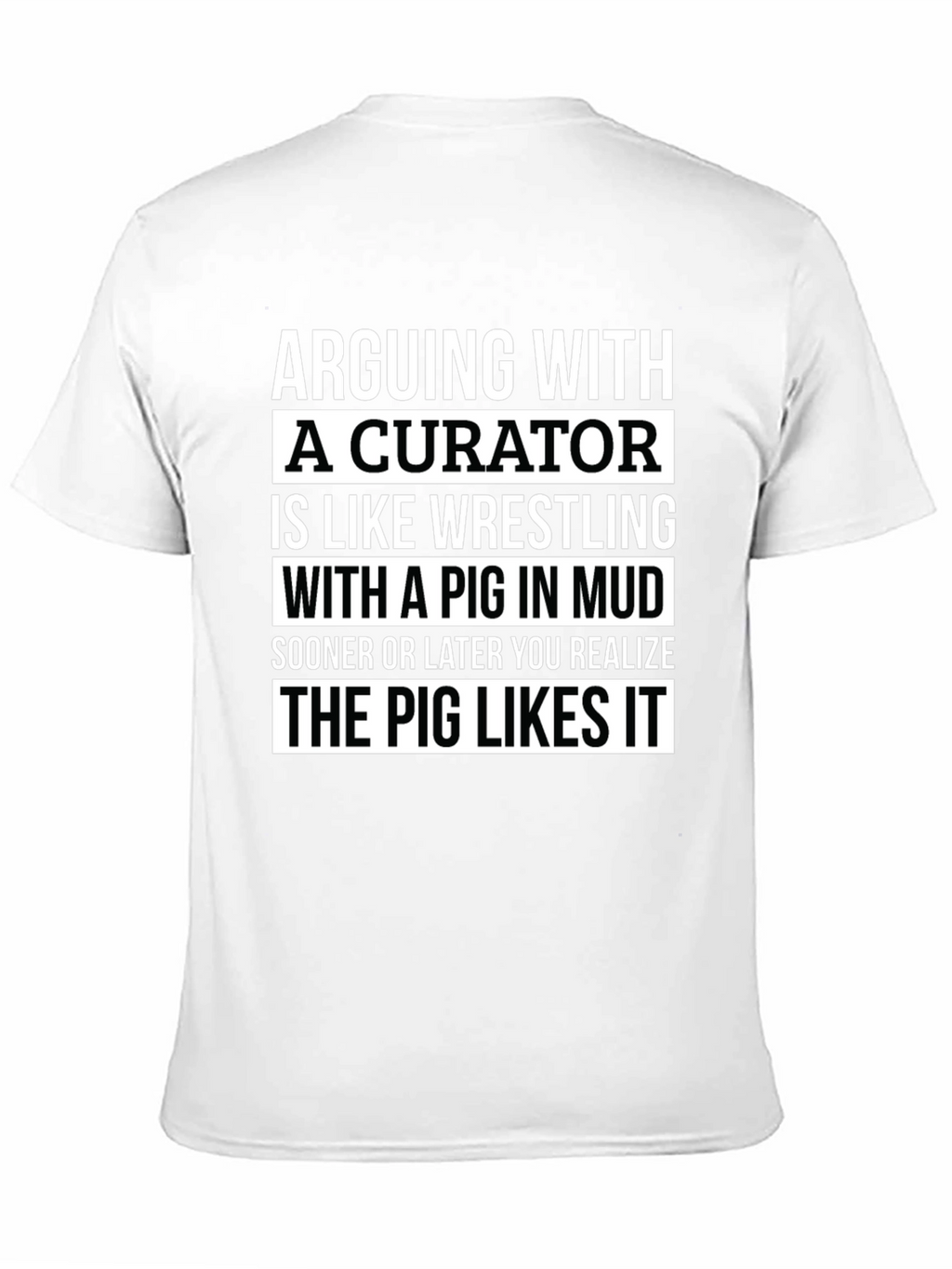 Curator Pig Mud Wrestling Graphic Tee