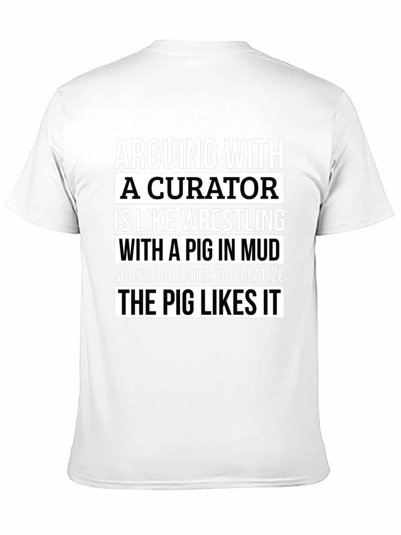 Curator Pig Mud Wrestling Graphic Tee