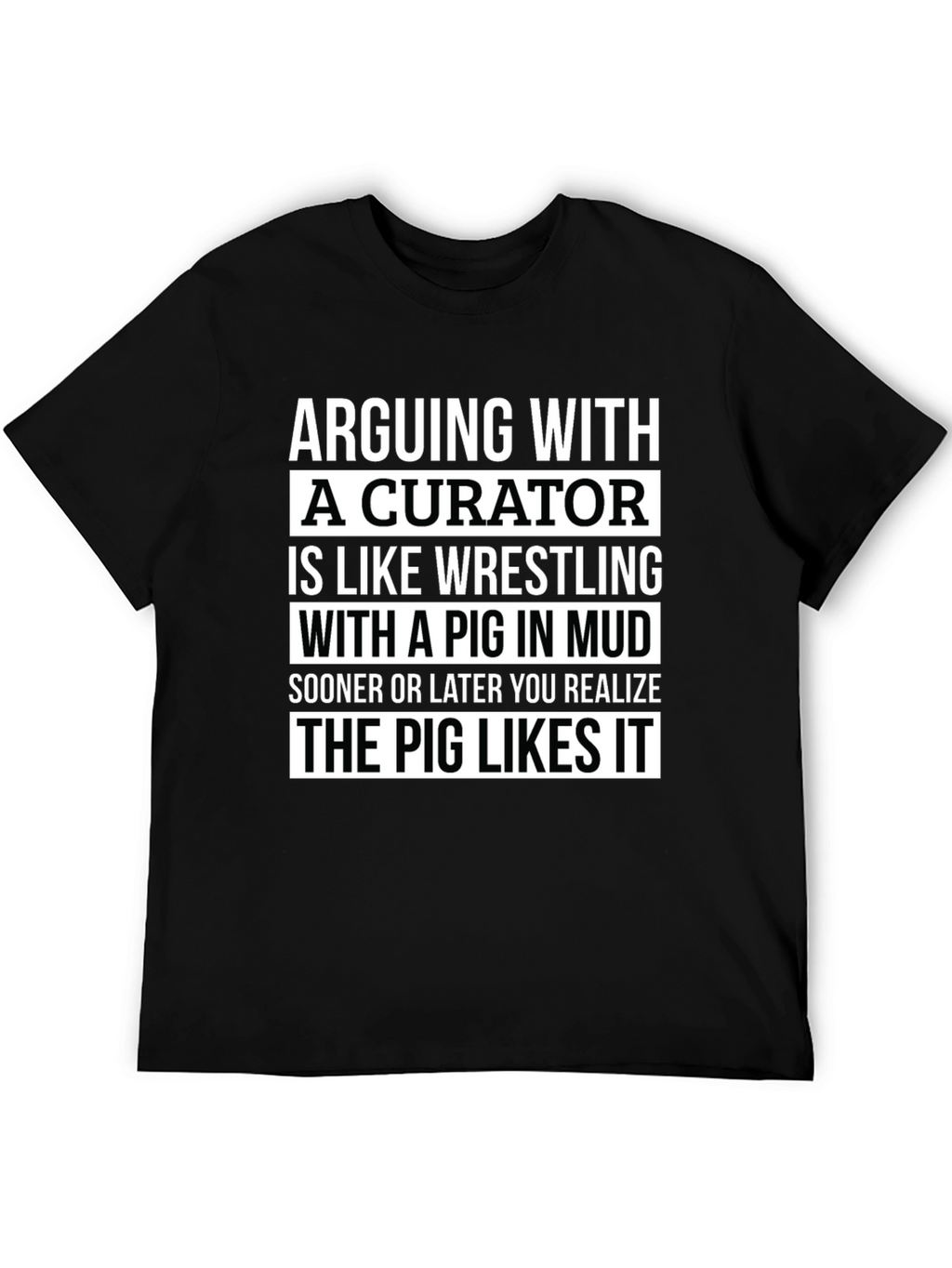 Curator Pig Mud Wrestling Graphic Tee