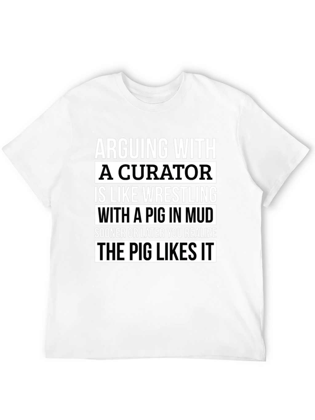 Curator Pig Mud Wrestling Graphic Tee