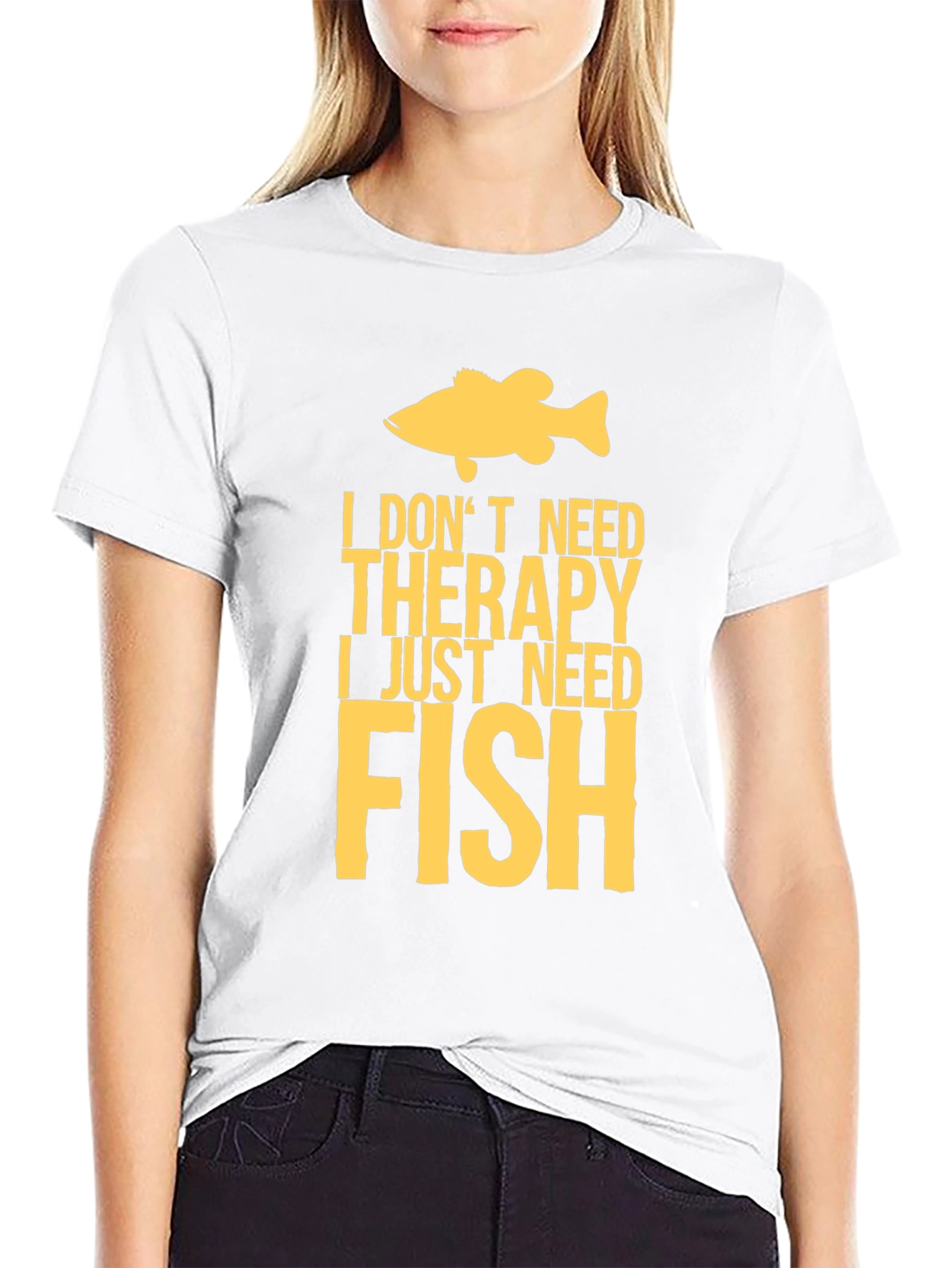 Funny Fishing T-Shirt - I Just Need Fish