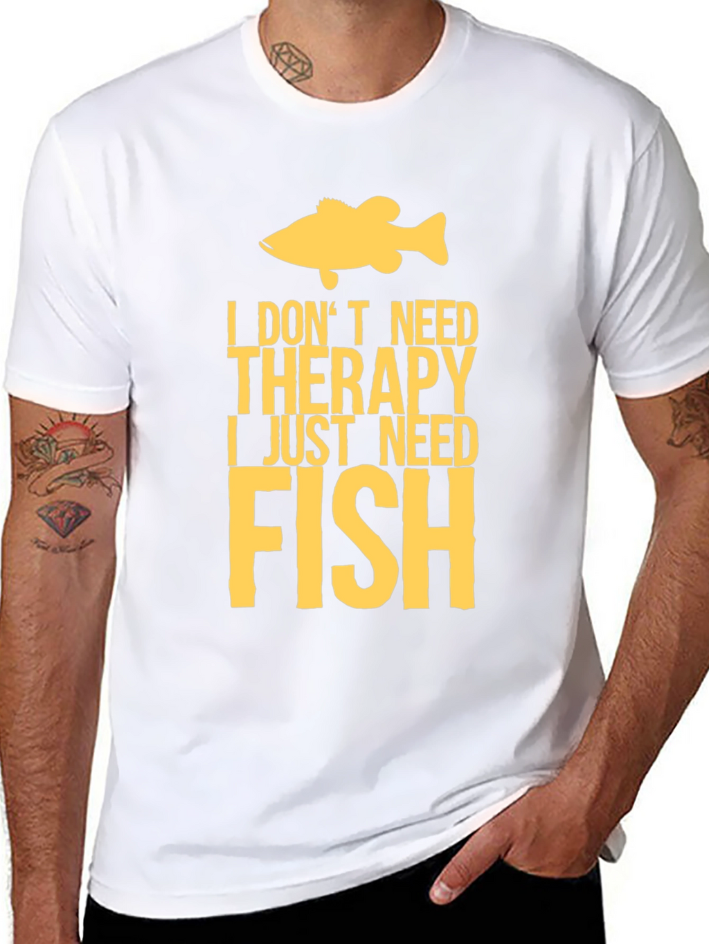 Funny Fishing T-Shirt - I Just Need Fish