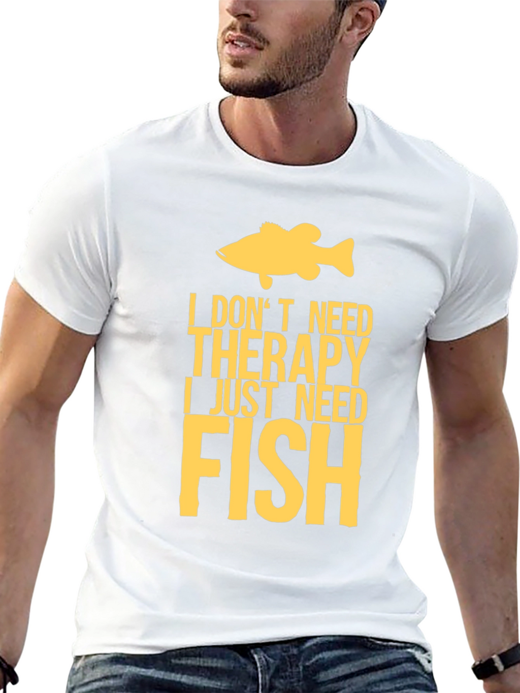 Funny Fishing T-Shirt - I Just Need Fish