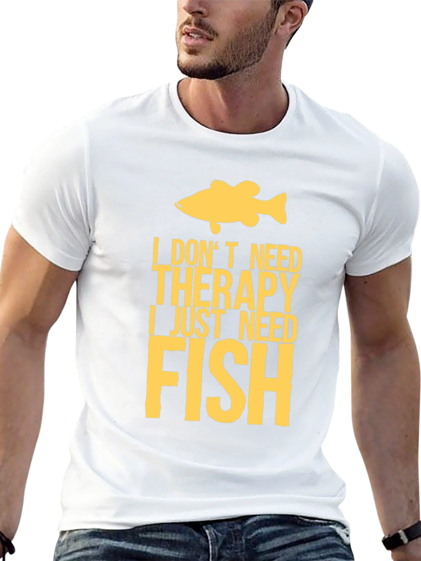 Funny Fishing T-Shirt - I Just Need Fish
