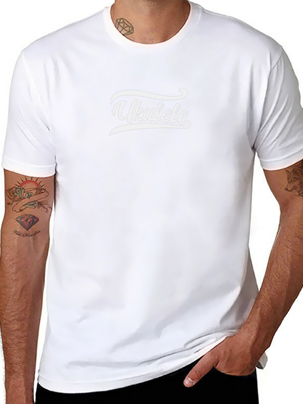 Ukulele Graphic Tee - Stylish Music Lover T-Shirt