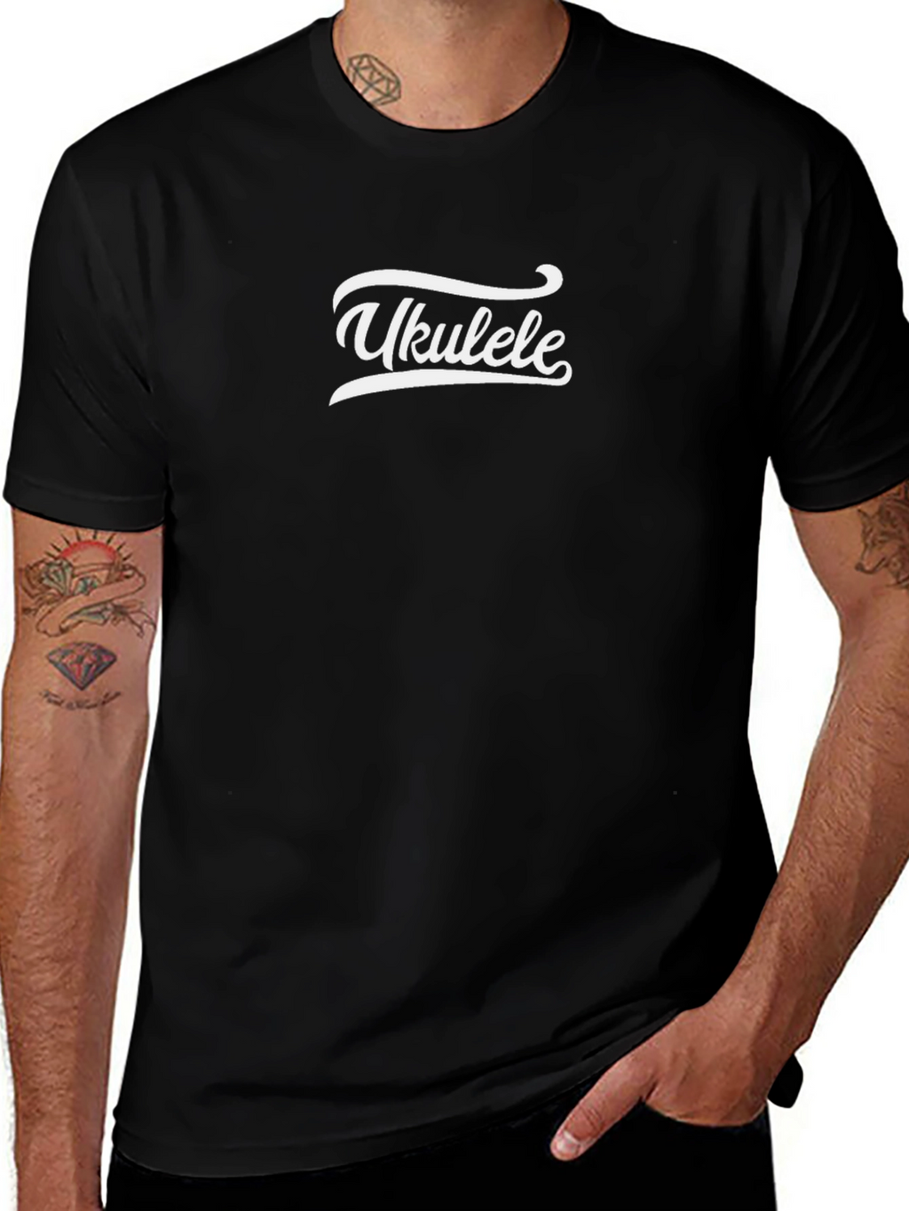 Ukulele Graphic Tee - Stylish Music Lover T-Shirt