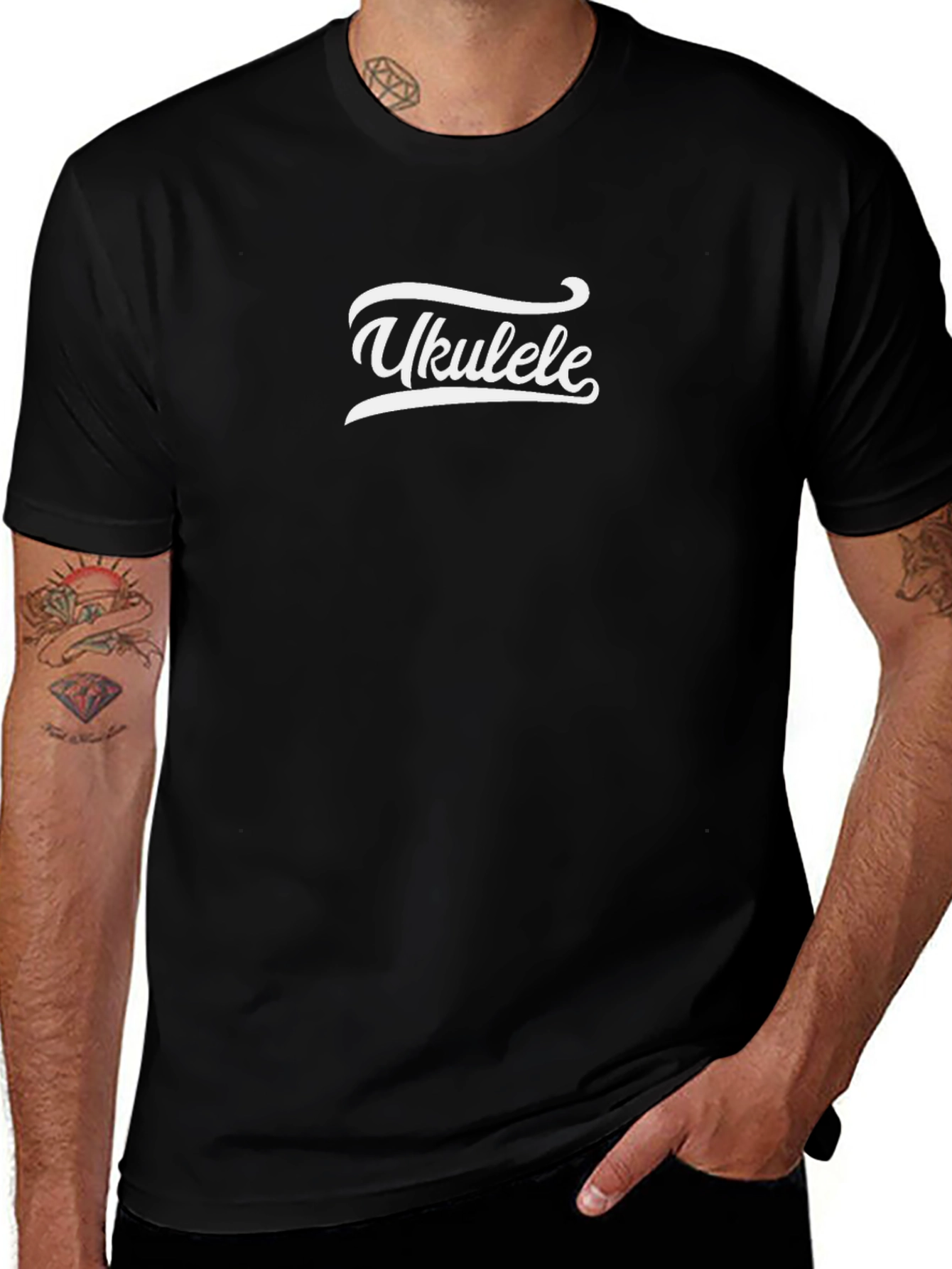 Ukulele Graphic Tee - Stylish Music Lover T-Shirt