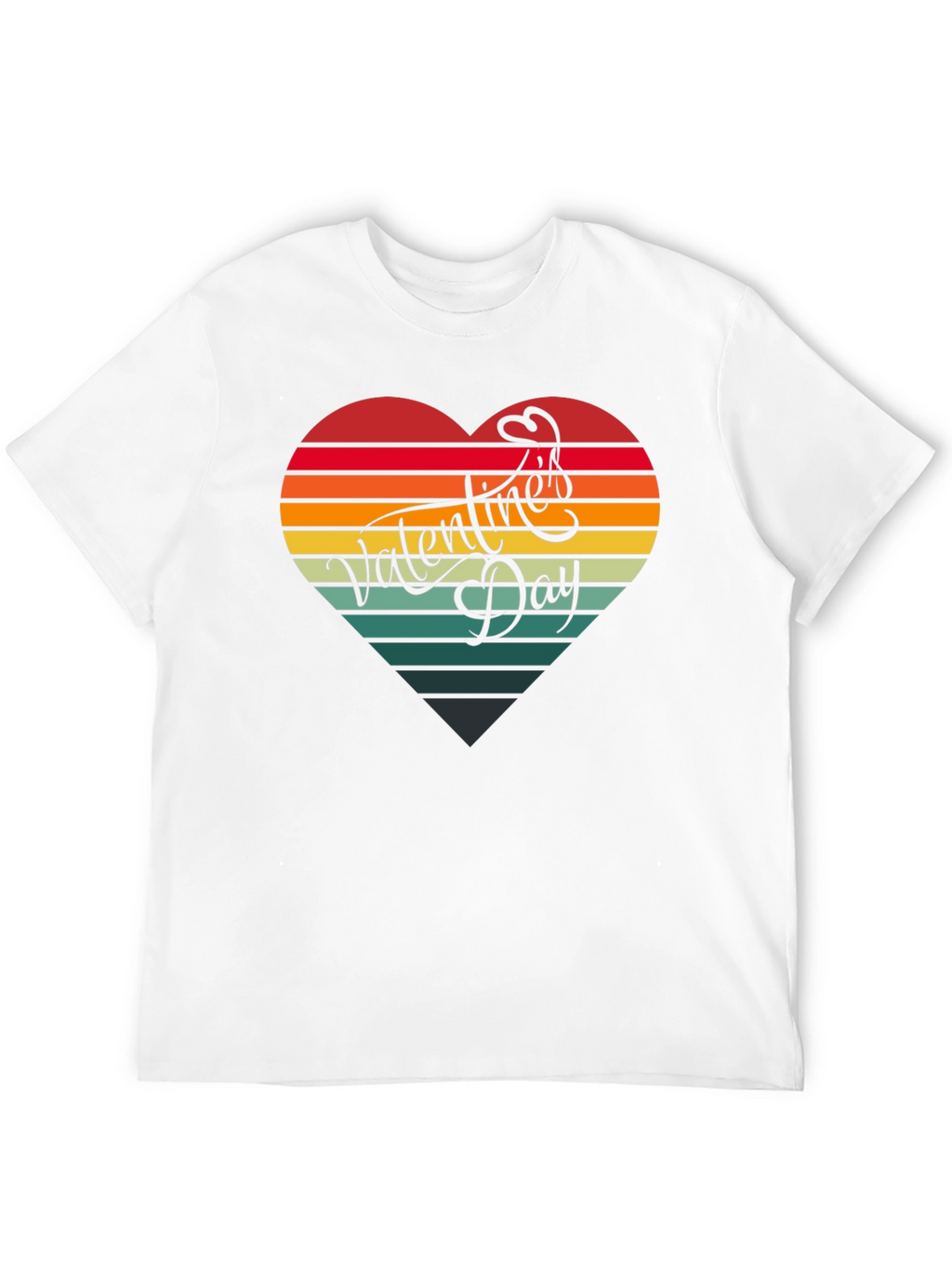 Valentines Day Heart Graphic Tee