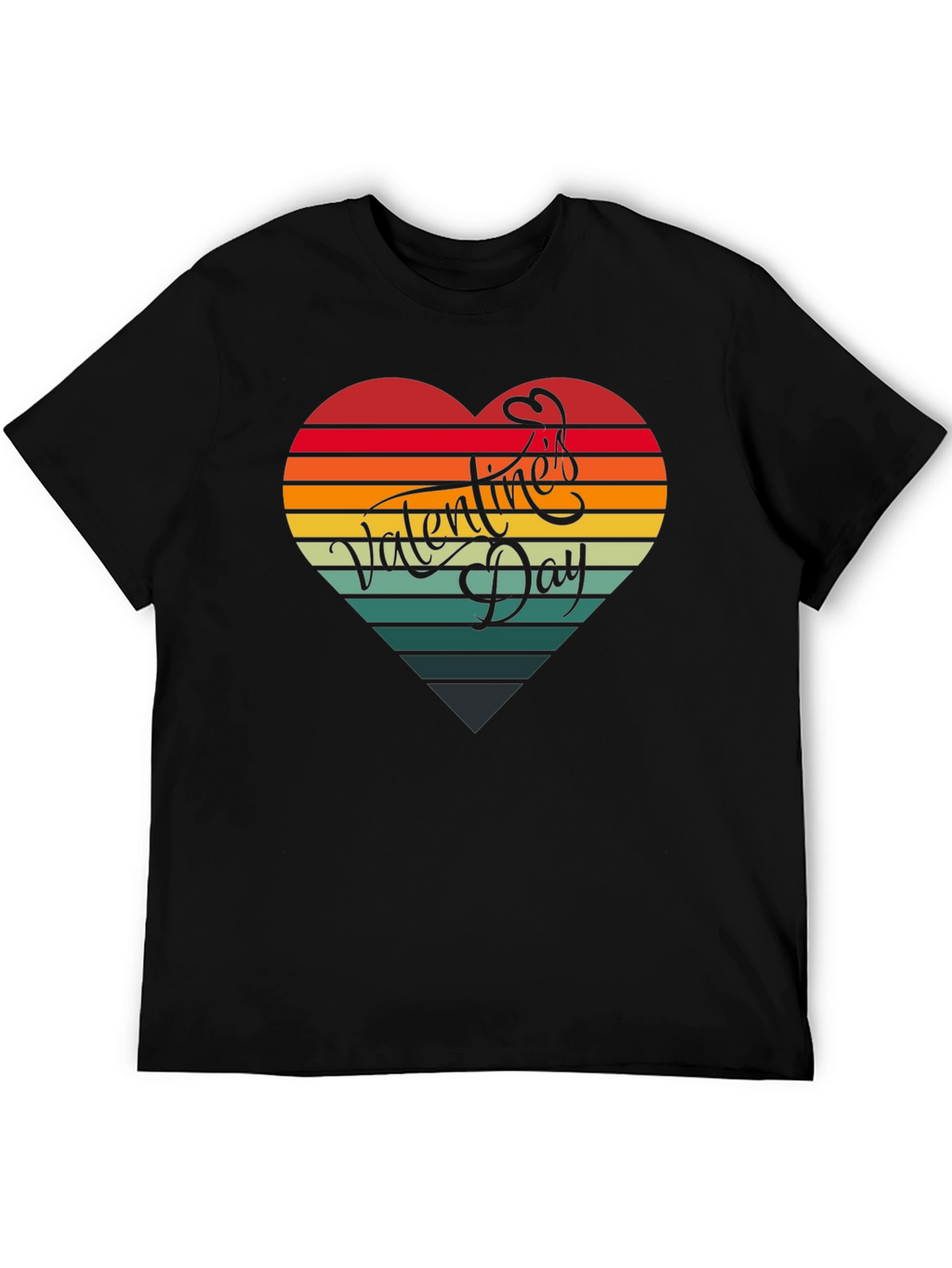 Valentines Day Heart Graphic Tee
