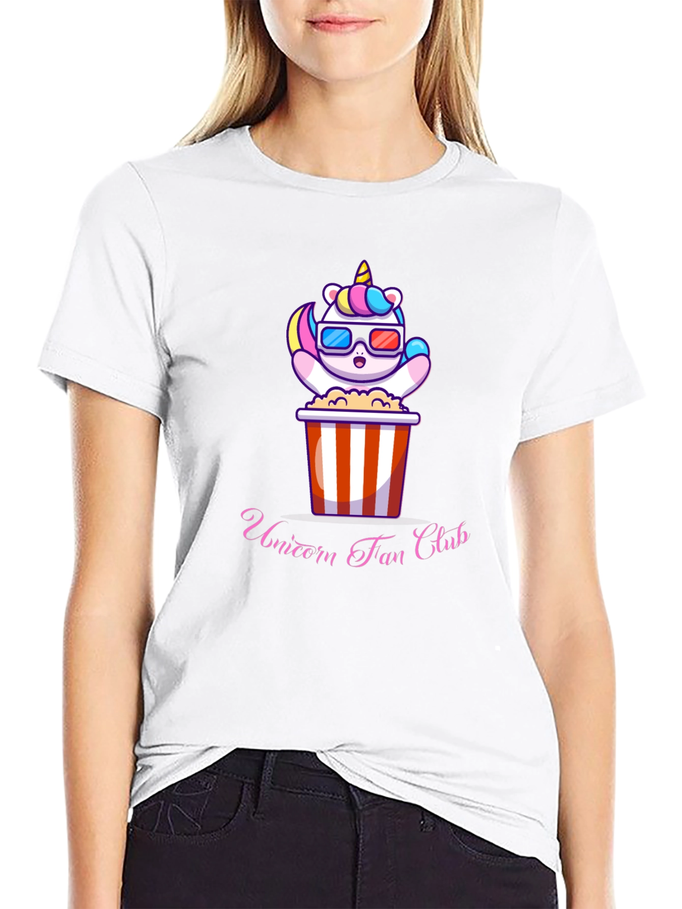 Unicorn Fan Club Black T-Shirt