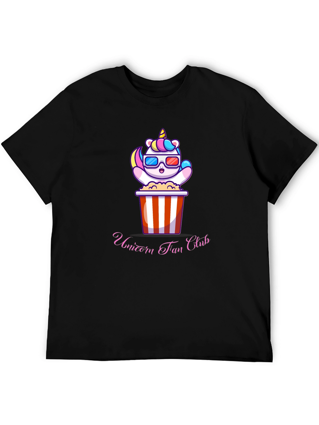 Unicorn Fan Club Black T-Shirt