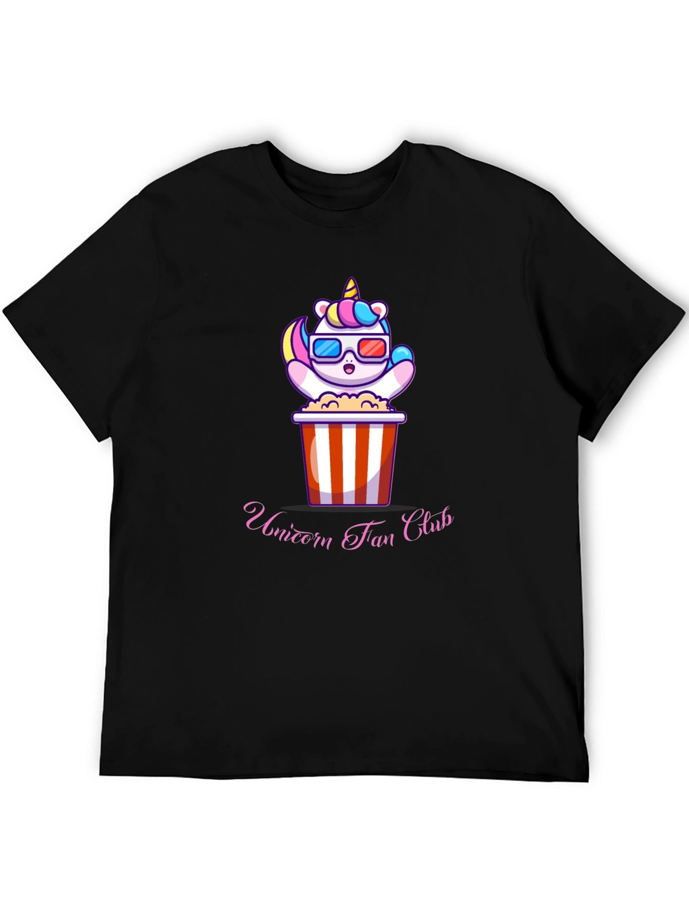 Unicorn Fan Club Black T-Shirt
