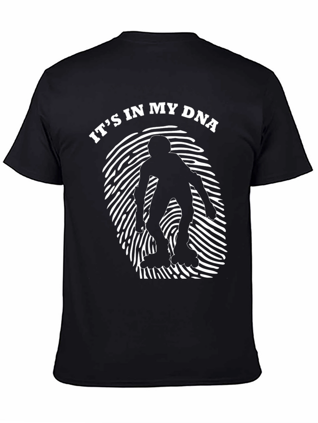 Roller Skating DNA T-Shirt - Black