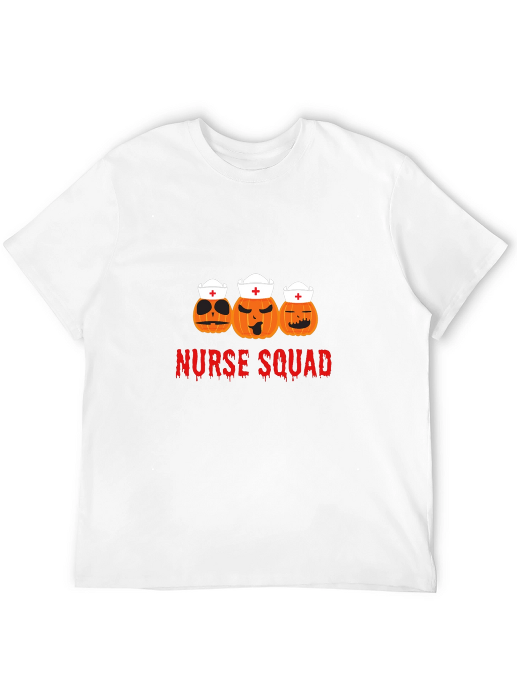Nurse Squad Halloween Pumpkin T-Shirt