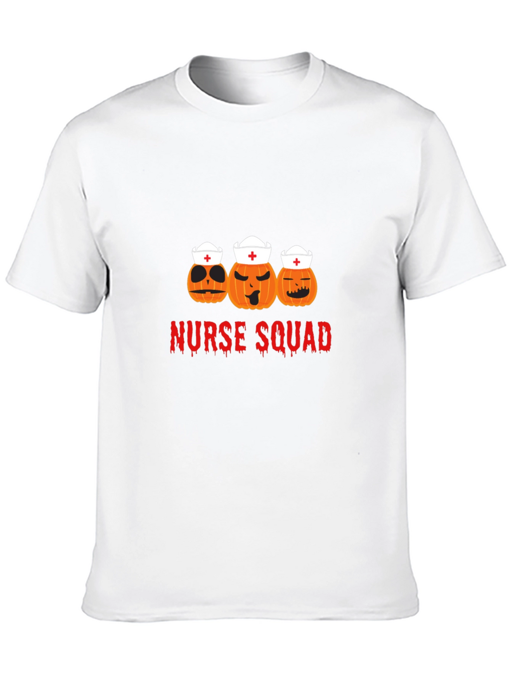 Nurse Squad Halloween Pumpkin T-Shirt