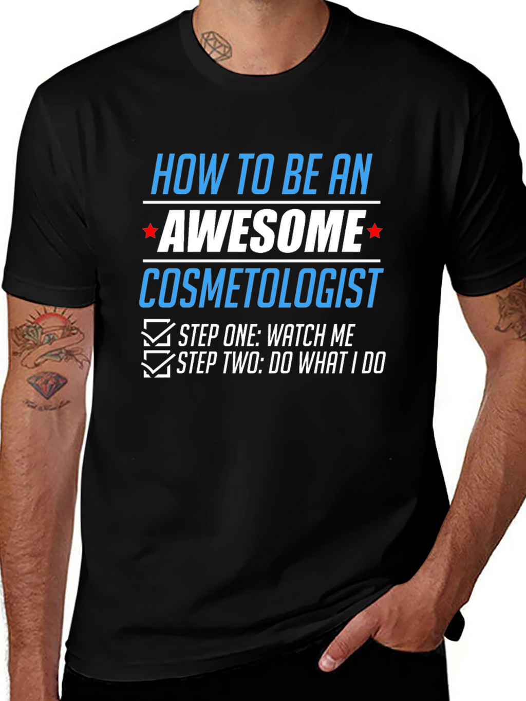 Awesome Cosmetologist T-Shirt - Funny Gift Tee