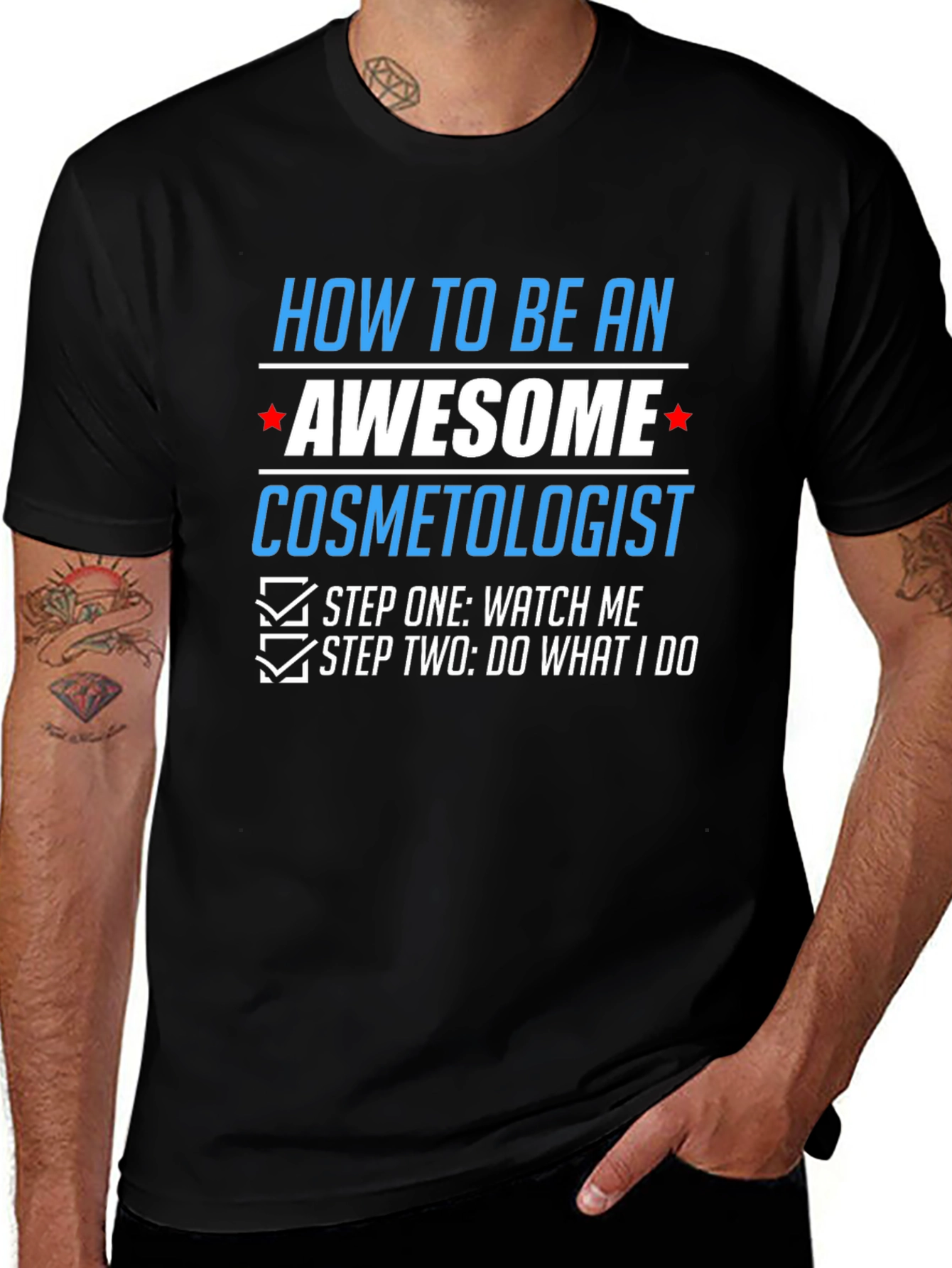 Awesome Cosmetologist T-Shirt - Funny Gift Tee