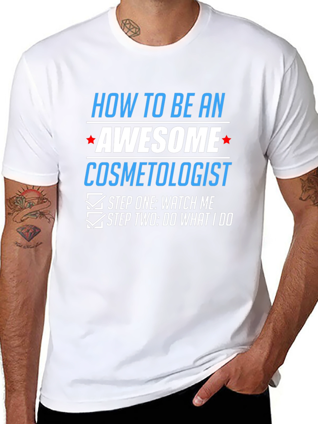 Awesome Cosmetologist T-Shirt - Funny Gift Tee