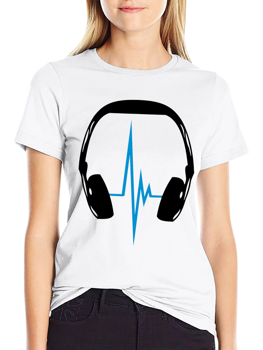 Headphone Vibe T-Shirt - Music Lover Tee