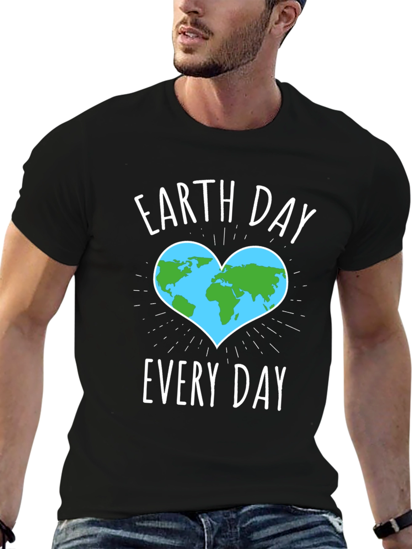 Earth Day Every Day T-Shirt - Black