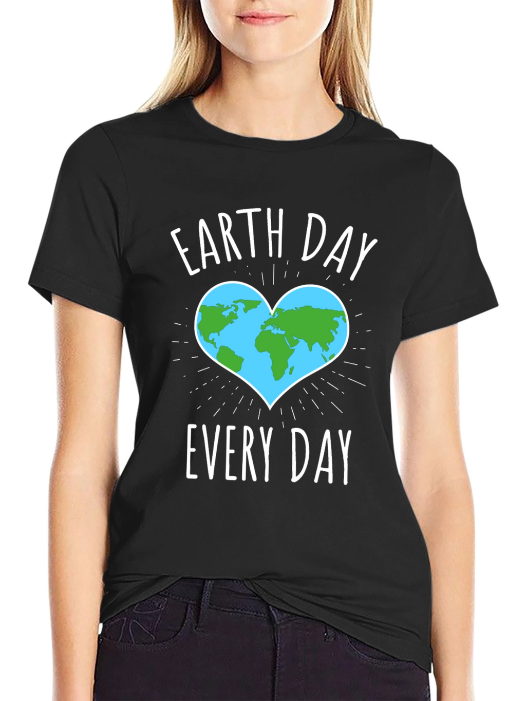 Earth Day Every Day T-Shirt - Black