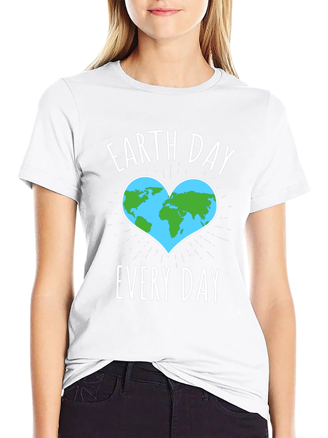 Earth Day Every Day T-Shirt - Black