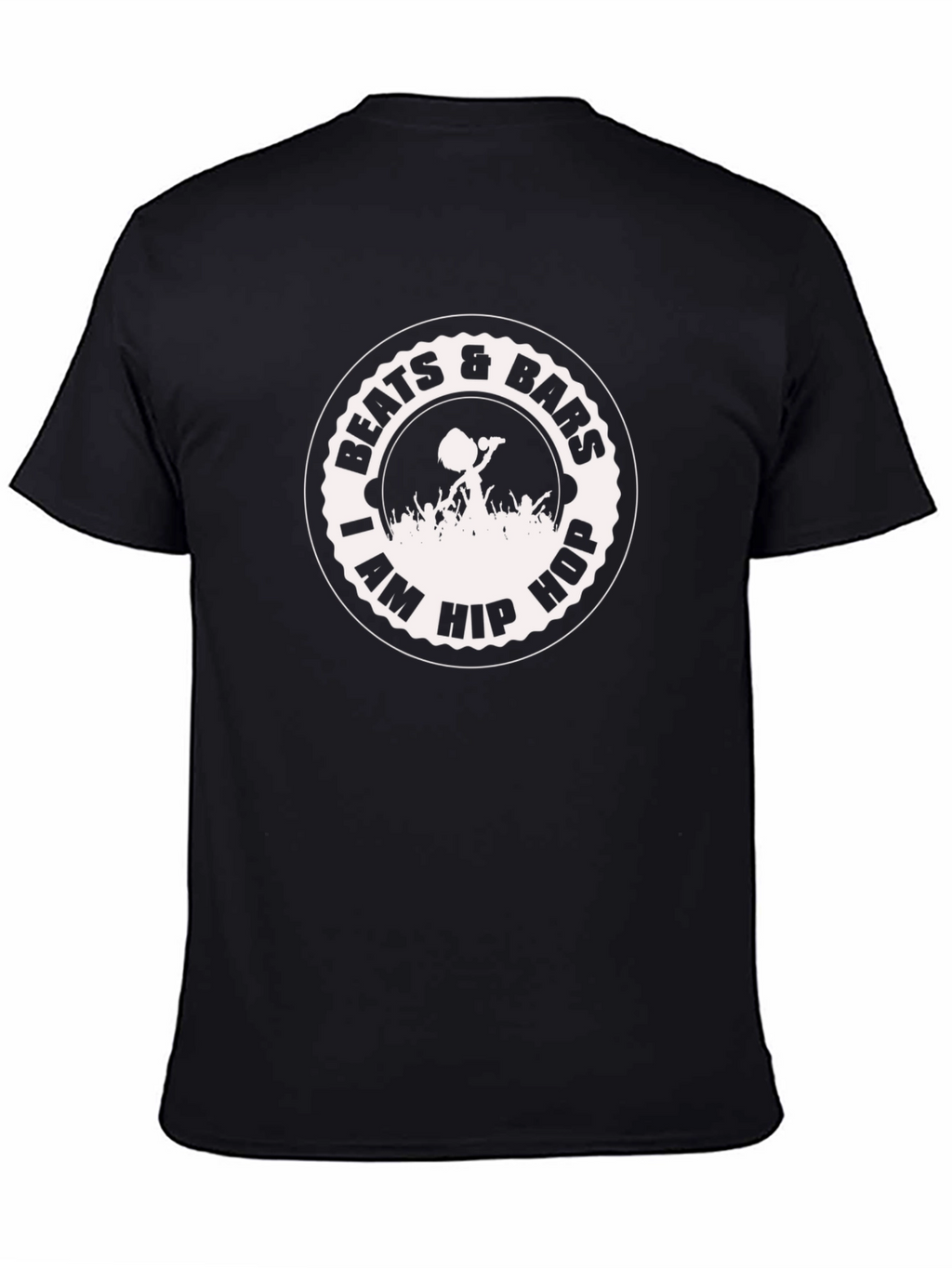 Beats & Bars I Am Hip Hop Black T-Shirt