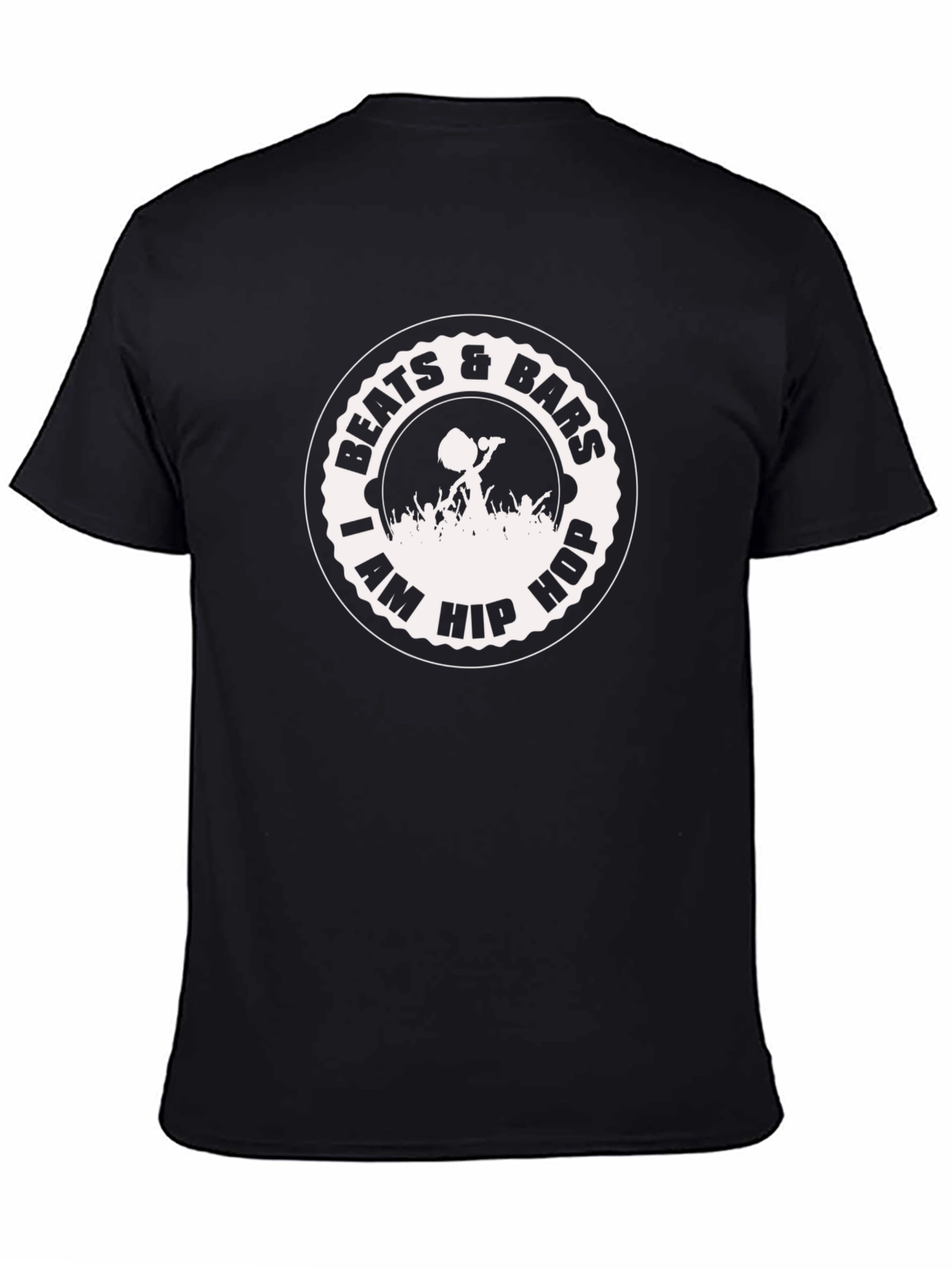 Beats & Bars I Am Hip Hop Black T-Shirt