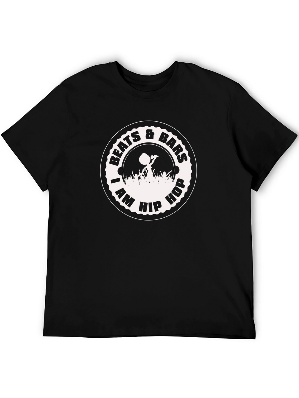 Beats & Bars I Am Hip Hop Black T-Shirt